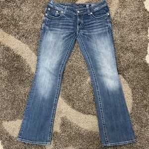 Miss Me Flare Jeans in Classic Blue